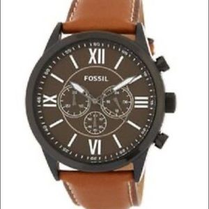 Fossil Men’s Flynn Chronograph Leather Watch⌚️